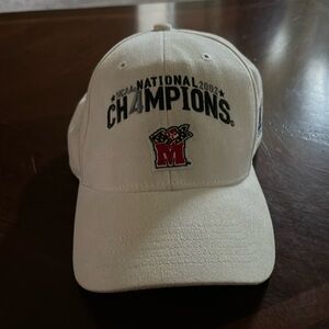 Maryland terrapins national championship hat